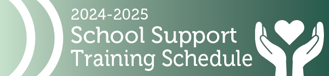 School support training schedule 